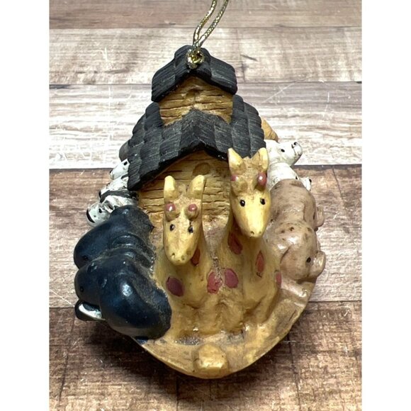 Miniature Noahs Ark Detailed Collectible Ornament Resin Animal Sculpture - Picture 4 of 7